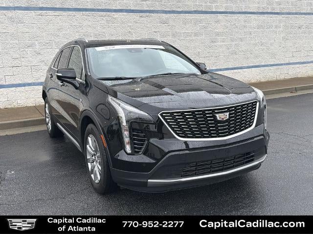 2023 Cadillac XT4 Premium Luxury in Stellar Black Metallic — front three-quarter view