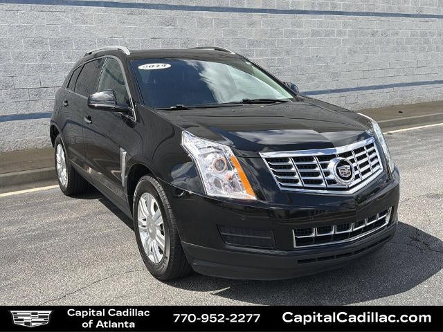 2014 Cadillac SRX Luxury Collection in Black Raven — front three-quarter view