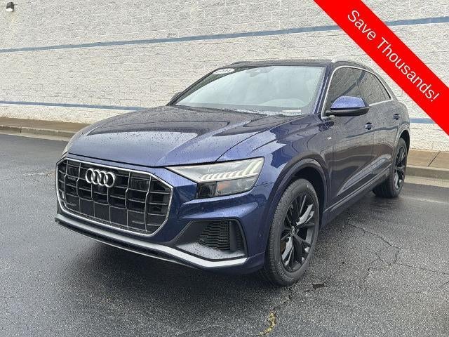 2021 Audi Q8 — rear three-quarter view