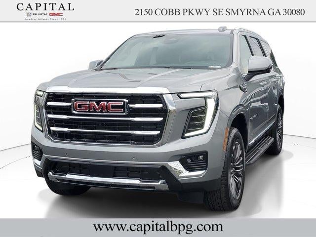 2026 GMC Yukon Elevation in Sterling Metallic — front three-quarter view