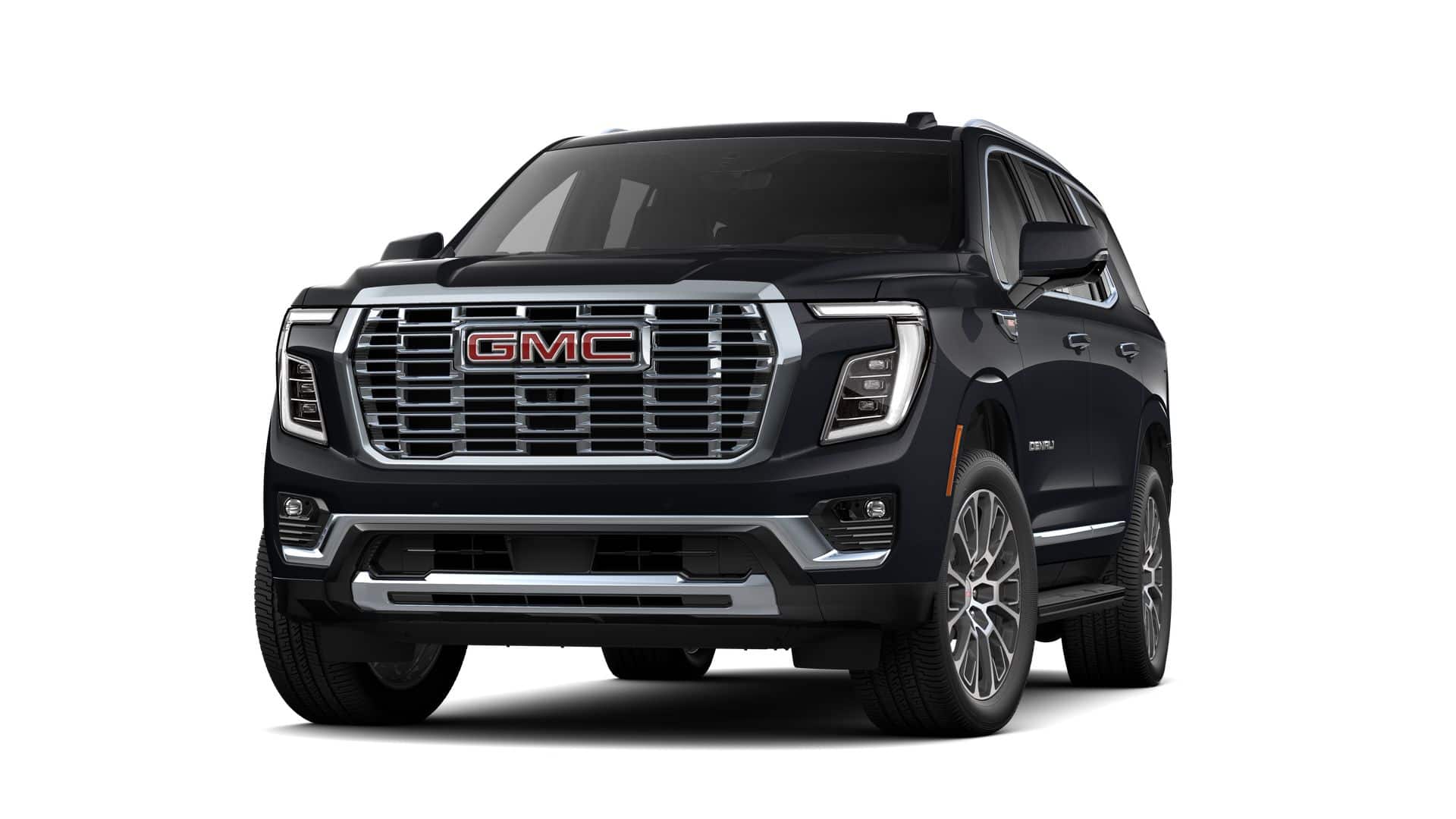 2026 GMC Yukon Denali in Titanium Rush Metallic — front three-quarter view