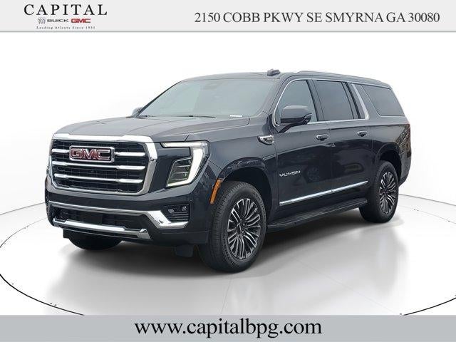 2026 GMC Yukon XL Elevation in Titanium Rush Metallic — front three-quarter view