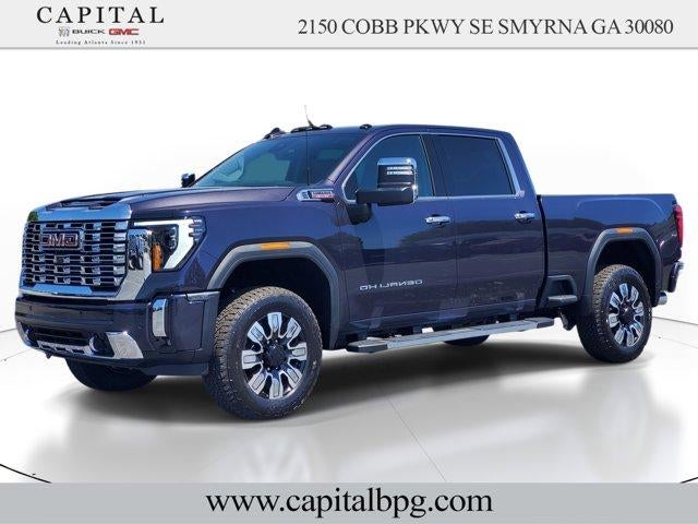 2026 GMC Sierra 2500 HD Denali in Titanium Rush Metallic — front three-quarter view