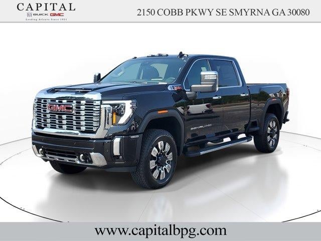 2026 GMC Sierra 2500 HD Denali in Onyx Black — front three-quarter view