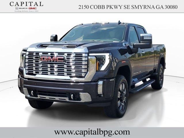 2026 GMC Sierra 2500 HD Denali in Titanium Rush Metallic — front three-quarter view