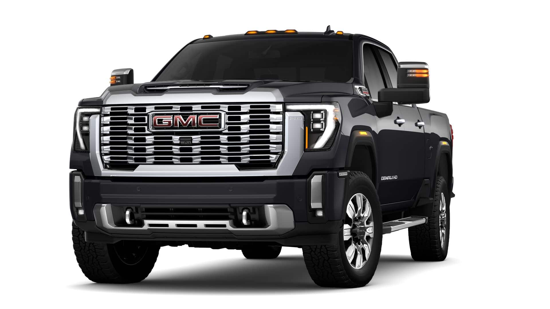 2026 GMC Sierra 2500 HD Denali in Titanium Rush Metallic — front three-quarter view