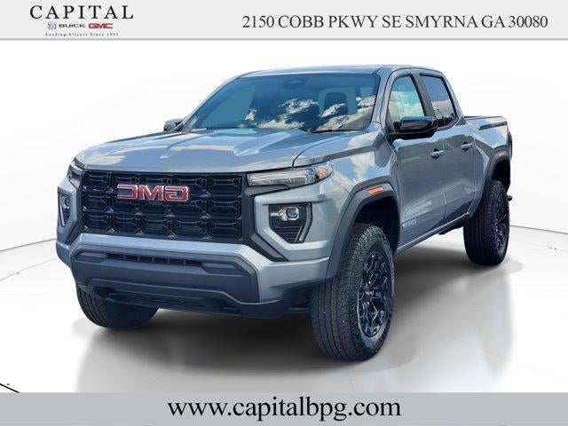 2026 GMC Canyon Elevation in Sterling Metallic — front three-quarter view