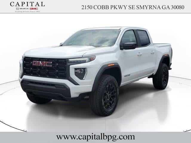 2026 GMC Canyon Elevation in Summit White — front three-quarter view