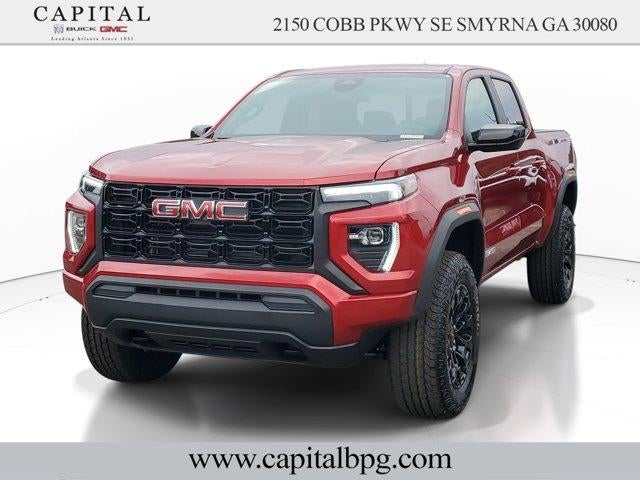 2026 GMC Canyon Elevation in Volcanic Red Tintcoat — front three-quarter view