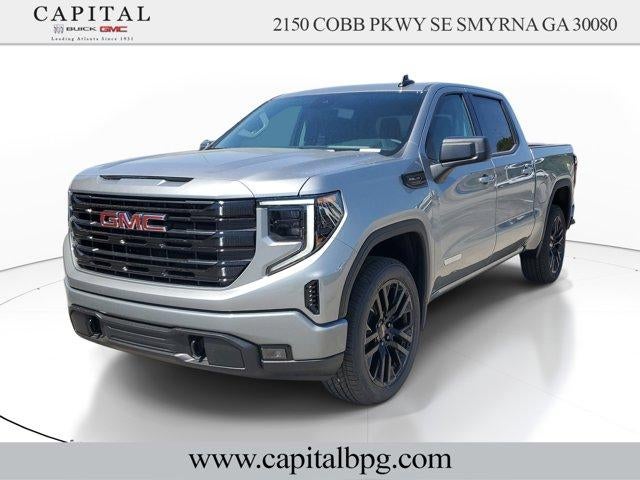 2026 GMC Sierra 1500 Elevation in Sterling Metallic — front three-quarter view
