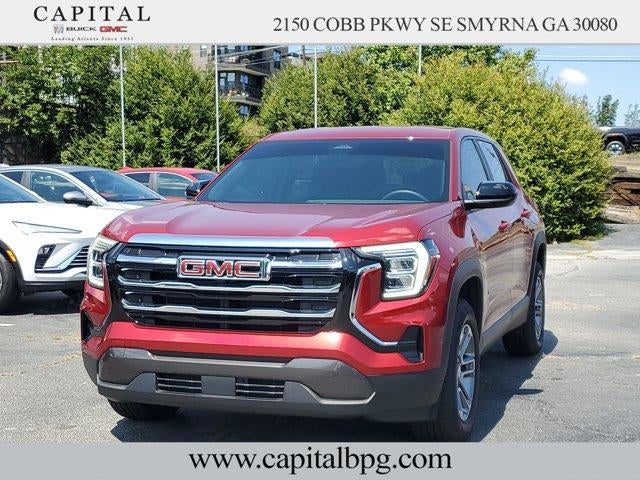 2025 GMC Terrain Elevation in Volcanic Red Tintcoat — front three-quarter view