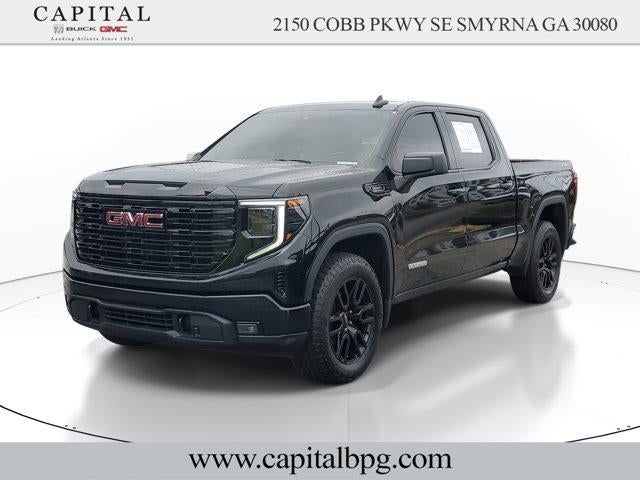 2023 GMC Sierra 1500 Elevation in Onyx Black — front three-quarter view
