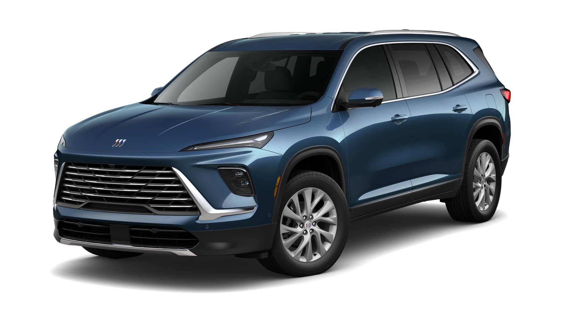 2026 Buick Enclave Preferred in Ocean Blue Metallic — front three-quarter view