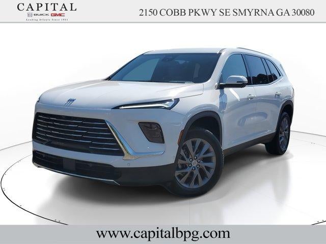 2026 Buick Enclave Preferred in Summit White — front three-quarter view