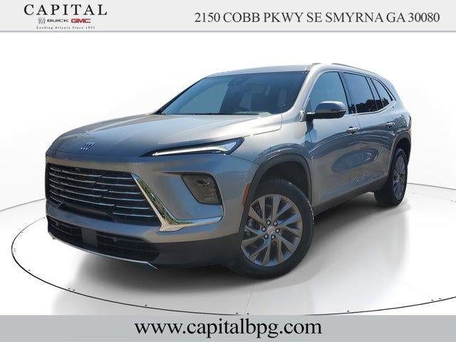 2026 Buick Enclave Preferred in Moonstone Gray Metallic — front three-quarter view