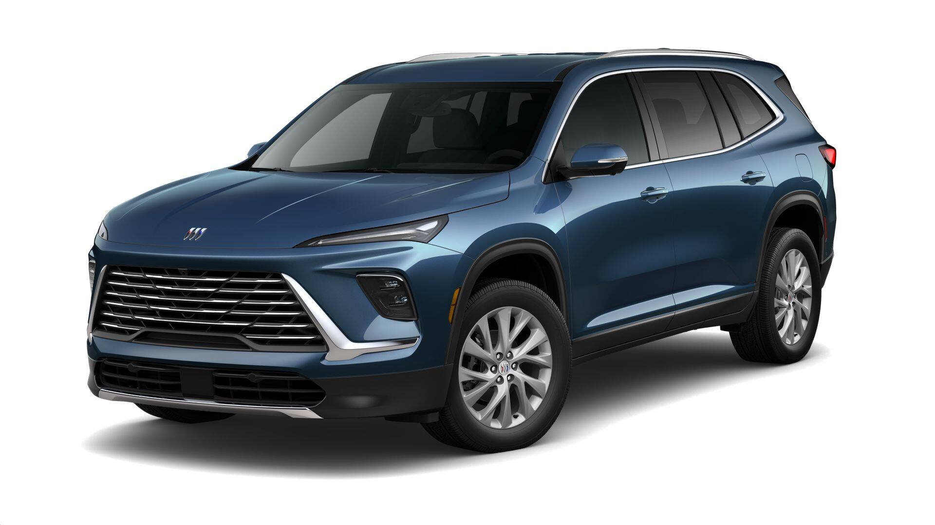 2026 Buick Enclave Preferred in Ocean Blue Metallic — front three-quarter view